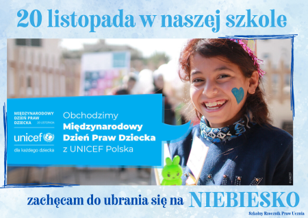 20 listopada Międzynarodowy Dzień Praw Dziecka!