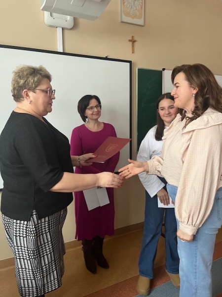 Wręczenie stypendiów za I okres 2025/2026